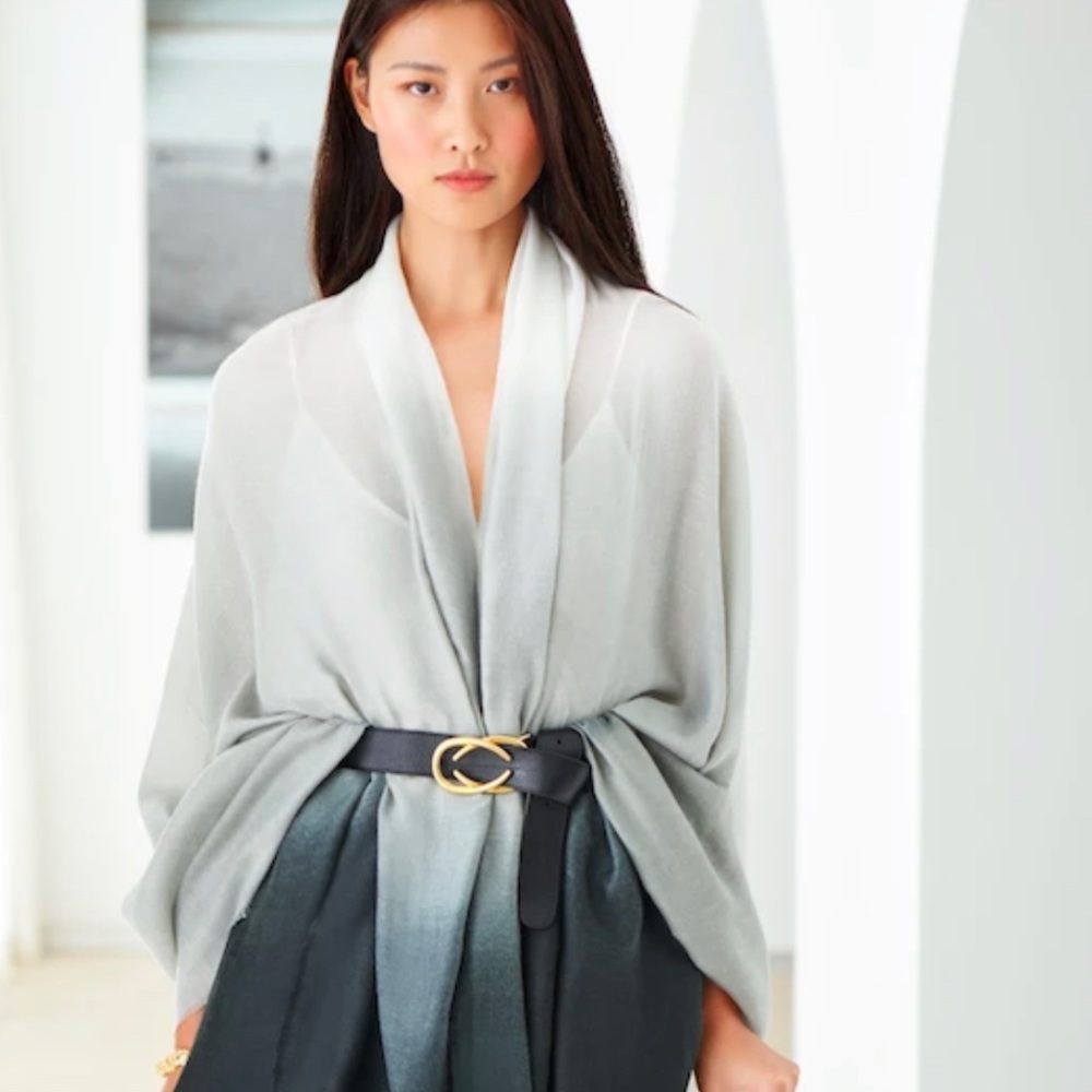 NEW Cushnie Ombré Scarf Wrap - Picture 3 of 6